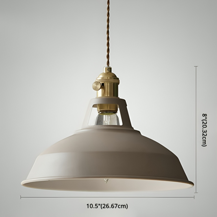 Metalen Hanglamp Industrieel Ø20cm E27 Fitting Vintage Stijl voor Restaurant Eetkamer Woonkamer Verlichting | Sansoti