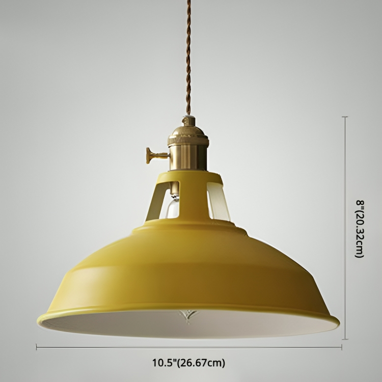 Metalen Hanglamp Industrieel Ø20cm E27 Fitting Vintage Stijl voor Restaurant Eetkamer Woonkamer Verlichting | Sansoti