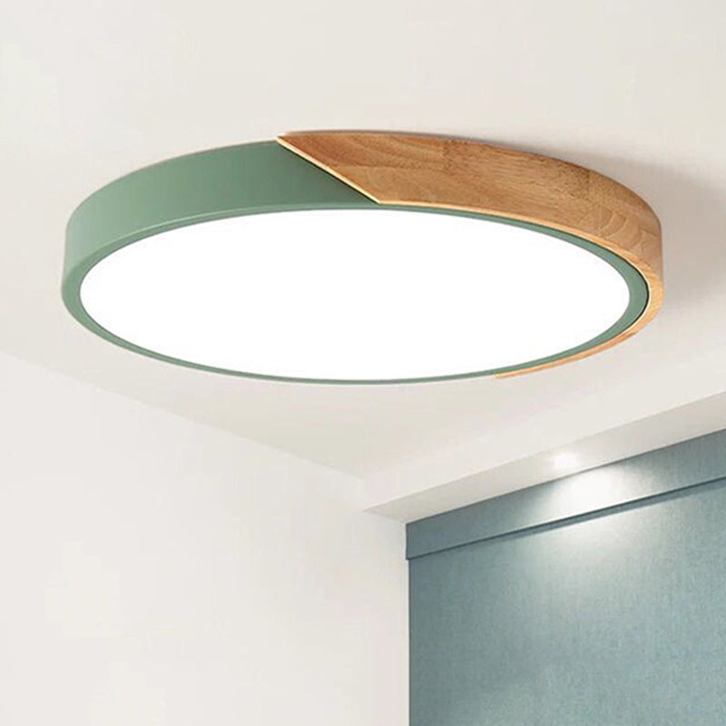 Ronde LED Plafondlamp Acryl Metaal Slaapkamer Woonkamer Inbouw Verlichting Modern Design Energiezuinig | Sansoti