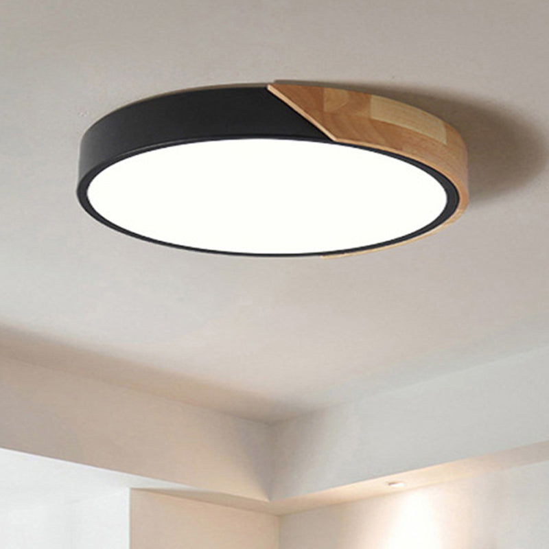 Ronde LED Plafondlamp Acryl Metaal Slaapkamer Woonkamer Inbouw Verlichting Modern Design Energiezuinig | Sansoti