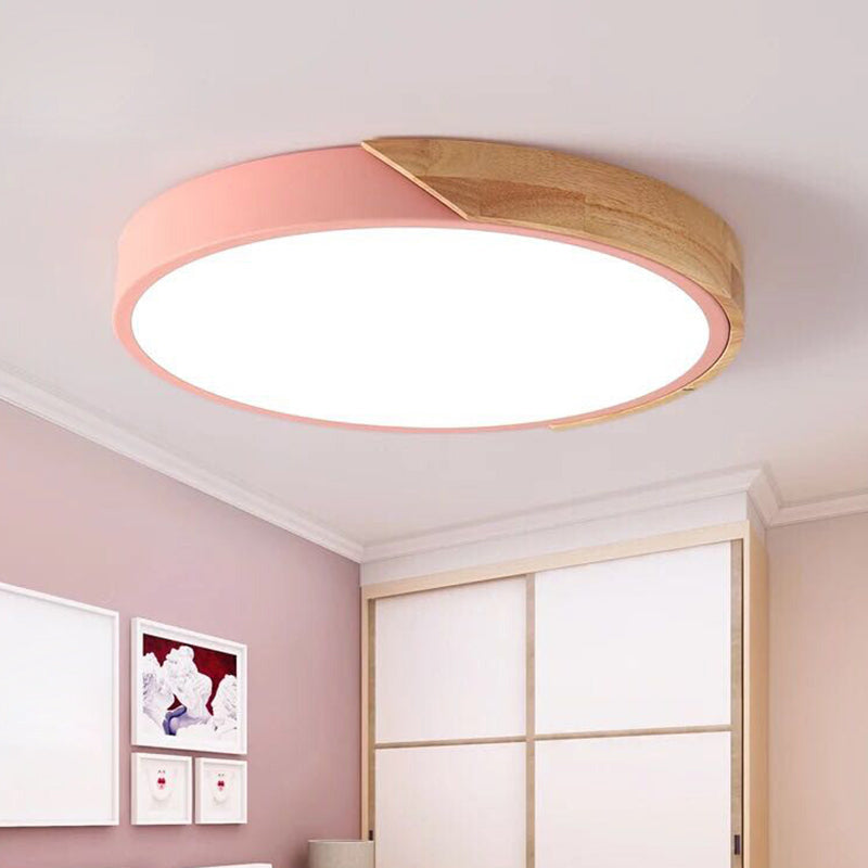 Ronde LED Plafondlamp Acryl Metaal Slaapkamer Woonkamer Inbouw Verlichting Modern Design Energiezuinig | Sansoti