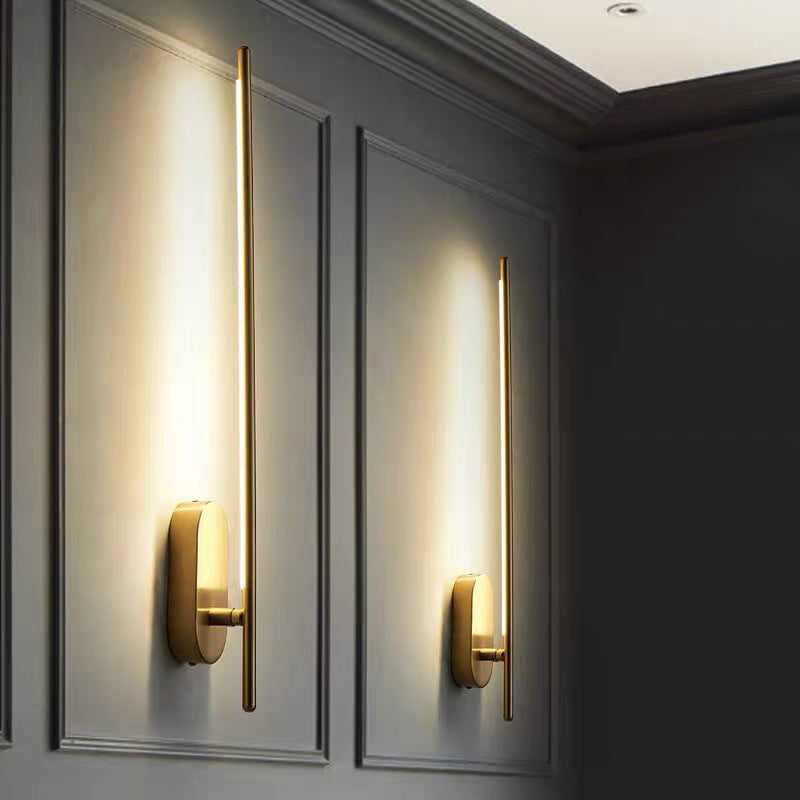 Moderne Metalen Wandlamp Lineair Strip Design voor Slaapkamer Woonkamer | Sansoti