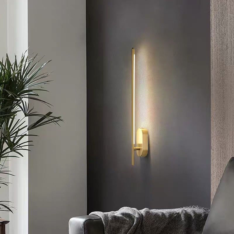 Moderne Metalen Wandlamp Lineair Strip Design voor Slaapkamer Woonkamer | Sansoti