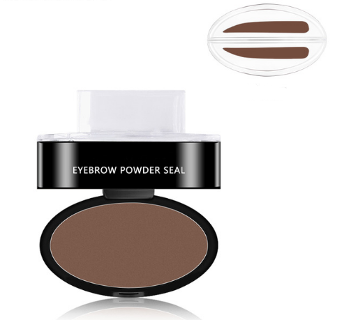 Wenkbrauwstempel Set met Poeder – Waterbestendig – Natuurlijke Finish – 3 Vormen – 3 Kleuren – Perfect voor Dagelijks Gebruik – Snelle Make-up Oplossing | Sansoti