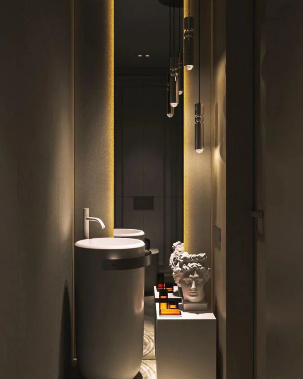 Sculptuurlamp Hanglamp met Vloeiende Vormen Zwart Goud Zilver 1-3-5 Lichtpunten Modern Design Eetkamer Woonkamer Slaapkamer Verlichting | Sansoti