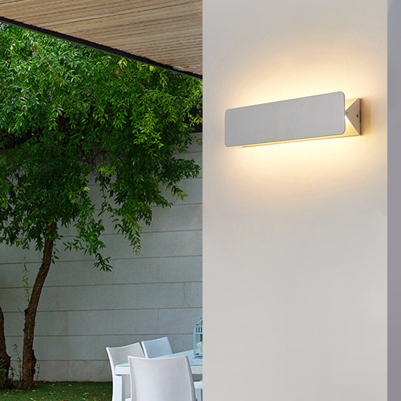 Adjustable LED Wall Light Metal White Indoor Modern Design for Living Room Dining Room Hallway Lighting Fixture | Sansoti