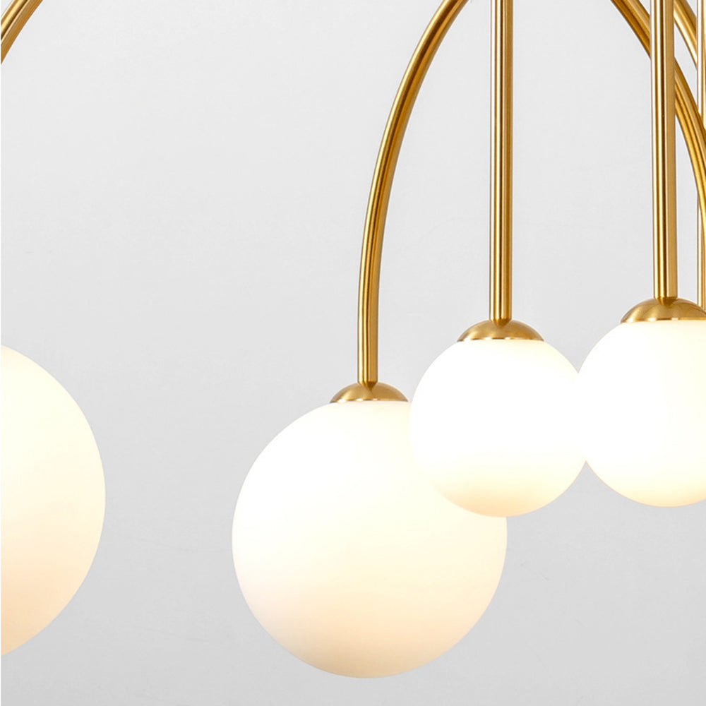 Hanglamp Zwaluwen Metaal Glas Zwart Goud Roze G9 LED Woonkamer Slaapkamer Decoratief | Sansoti