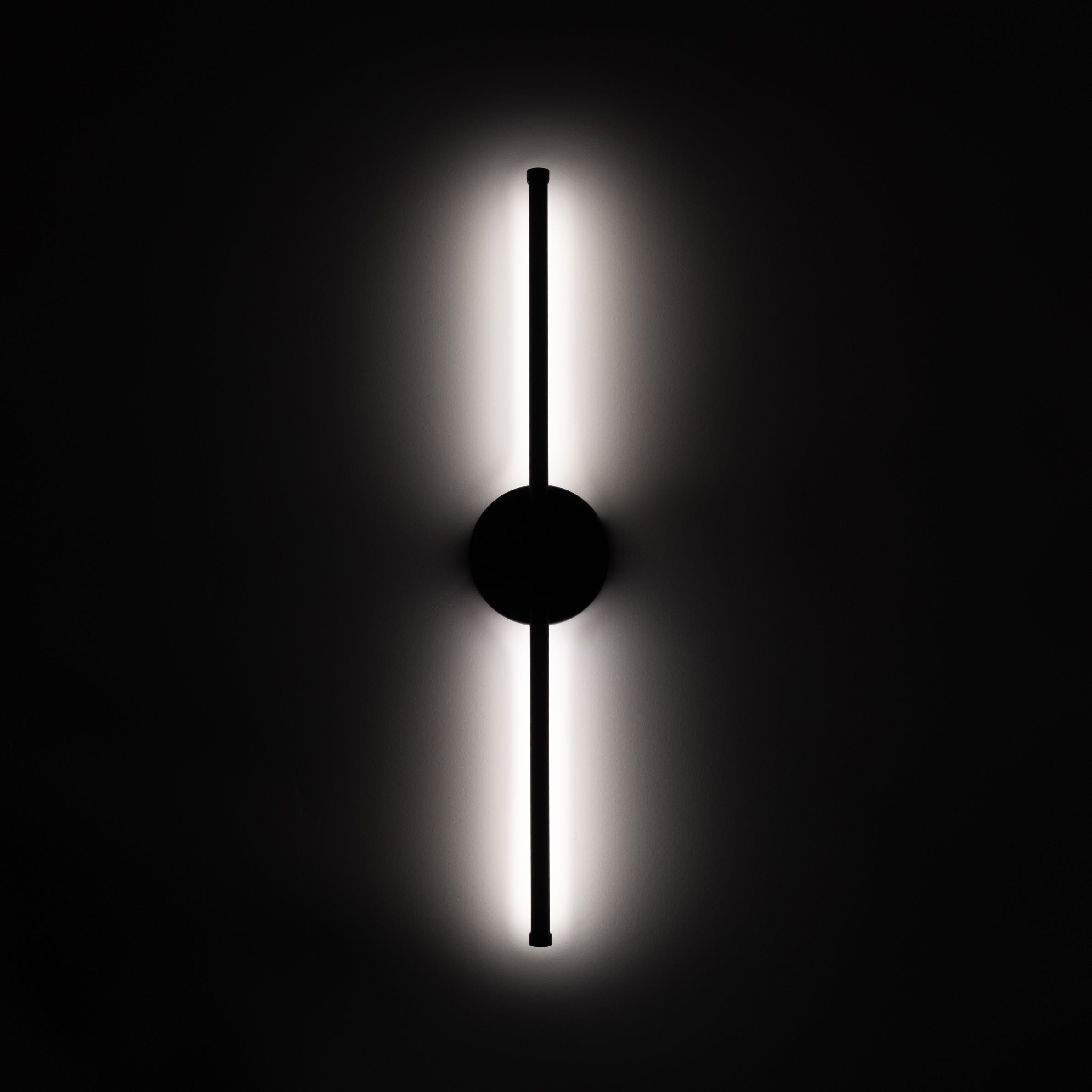 Moderne minimalistische runde Wandleuchte mit integrierter LED-Beleuchtung | Restfield