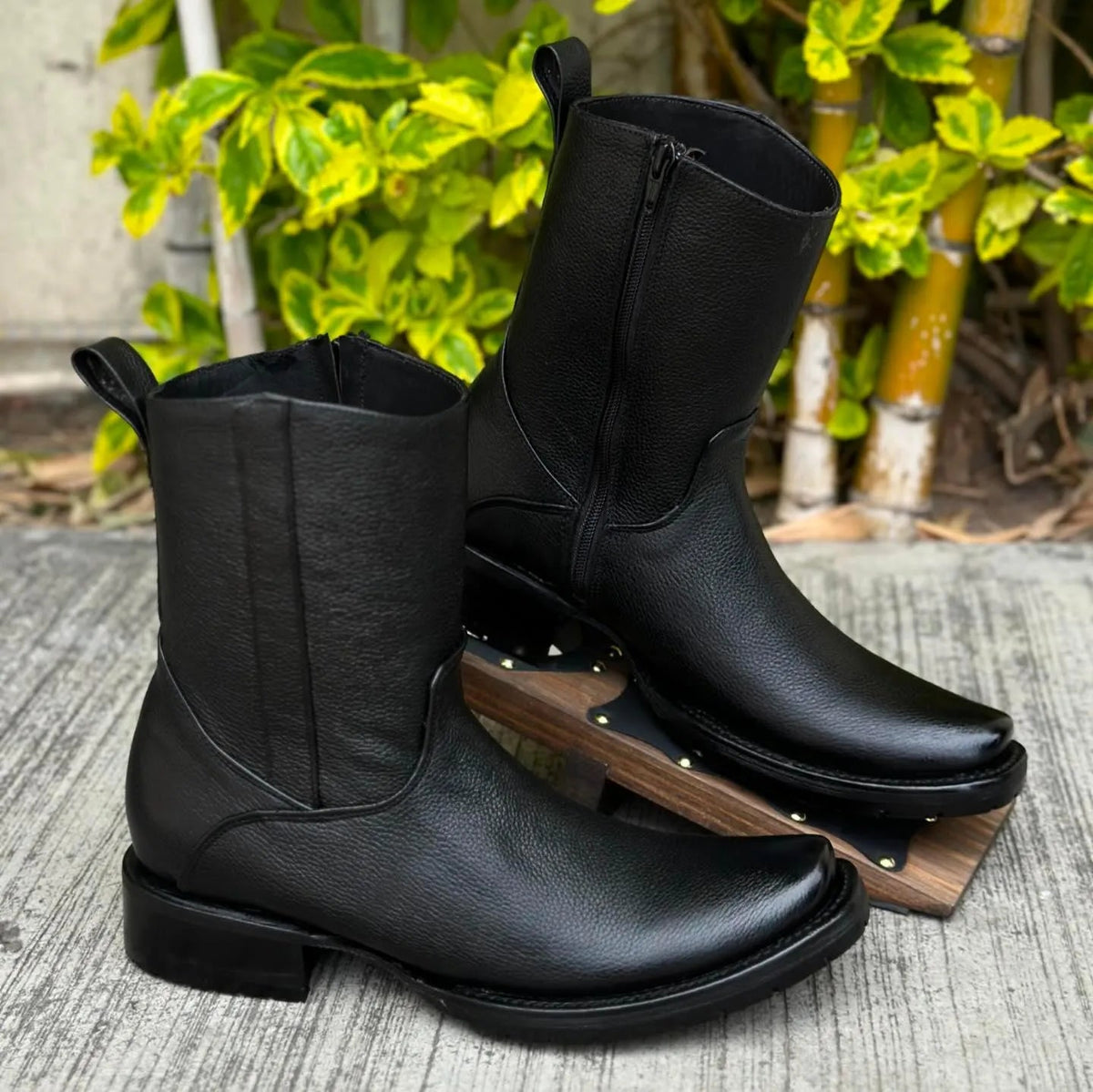 Lederstiefeletten für Damen mit Reißverschluss, bequem, Alltagsschuhe, Herbst- und Winterschuhe, stilvolles Schuhwerk | Sansoti