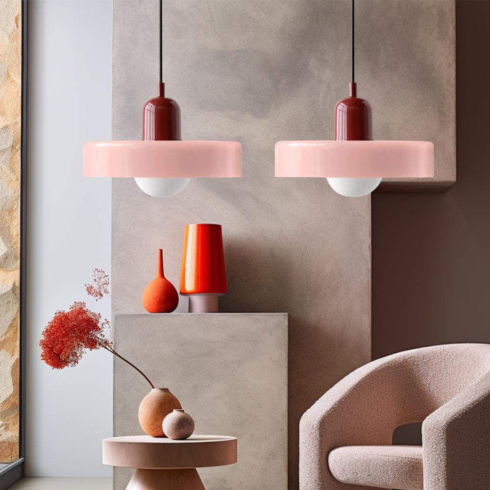 Luccon Doppelte Hängeleuchte Glas G9 35 cm Modern Esstisch Wohnzimmer Design Beleuchtung | Restfield