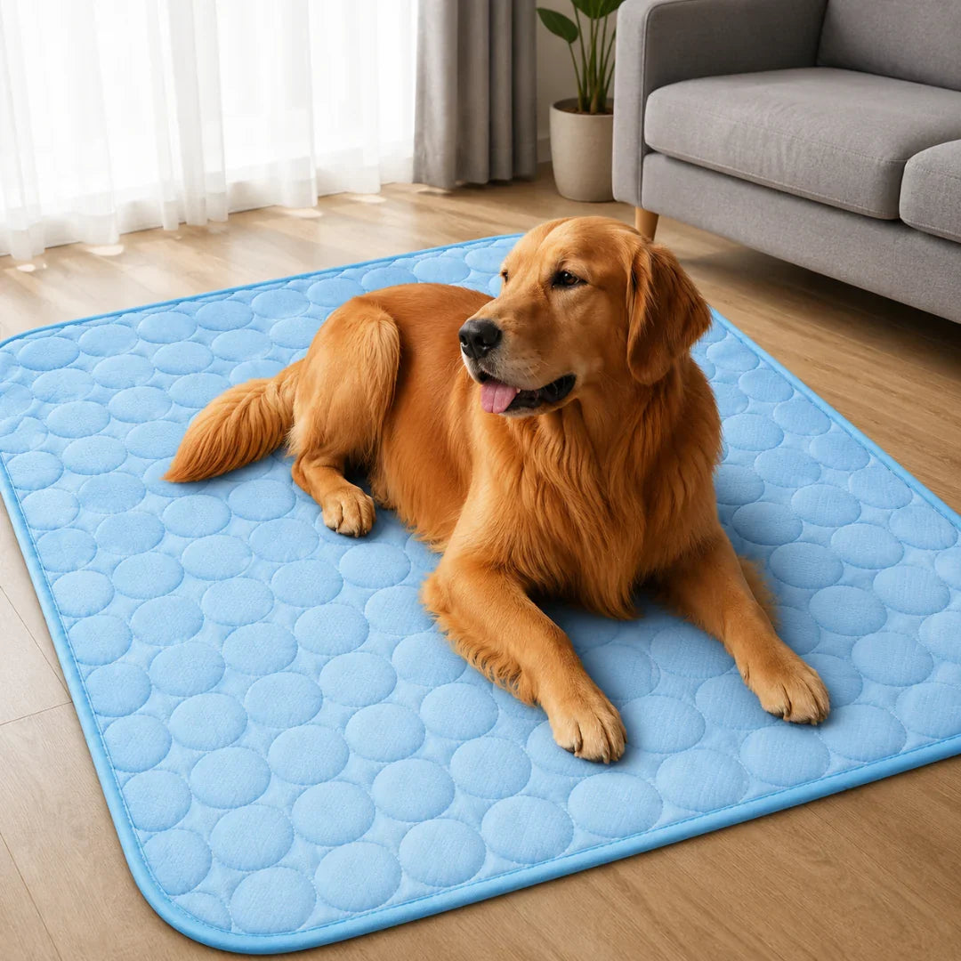 Washable Cooling Mat for Dogs and Cats 6 Sizes Breathable Cooling Cushion Pet Travel Mat Summer Cooling | Sansoti