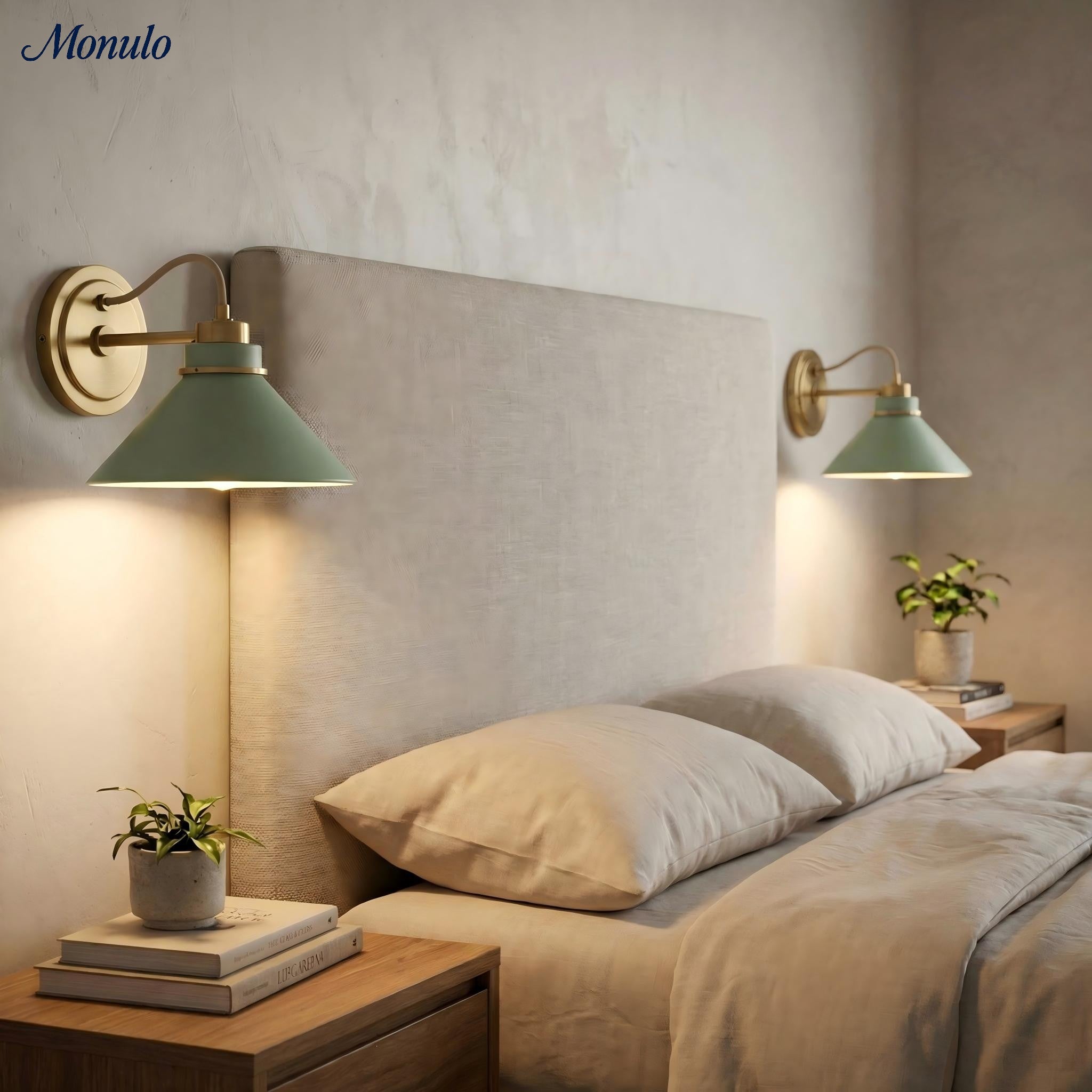 Globe Wandlamp met Gebogen Arm – Moderne Industriële Verlichting voor Badkamer, Slaapkamer en Gang | Sansoti