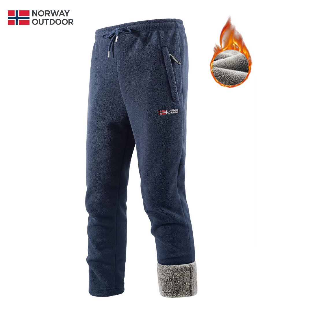 Thermische Sherpa Fleece Broek Heren Winterbroek Gevoerd Warme Vrijetijdsbroek Outdoor Wandelen Camping | Sansoti