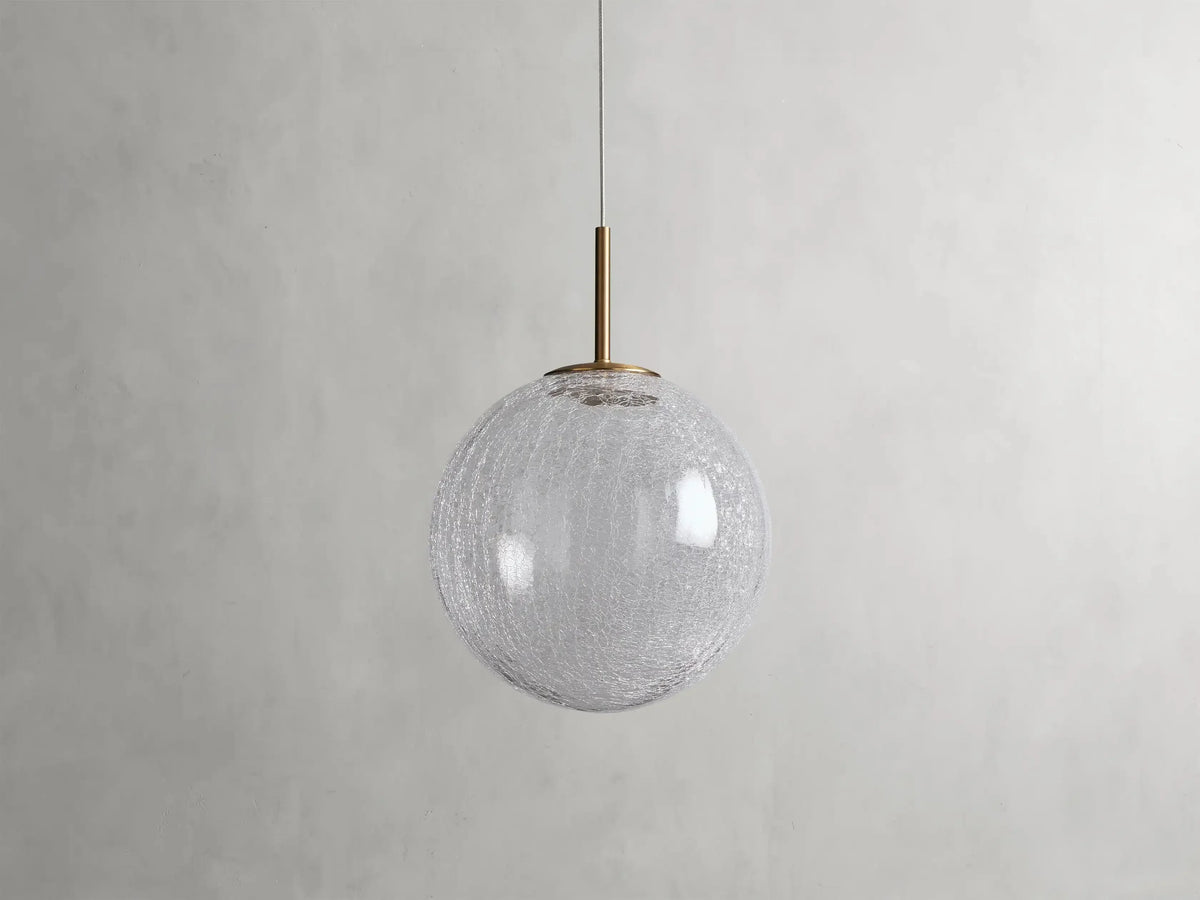 Glas-Hängeleuchte mit integrierter LED-Beleuchtung Messingausführung Verstellbares Design Esszimmer Wohnzimmer | Sansoti