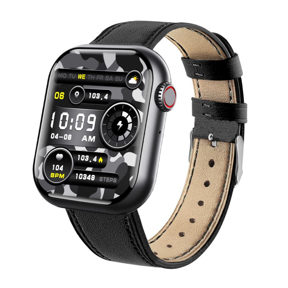 Gezondheidssmartwatch met Hartslagmeter Bloeddrukmeting Zuurstofwaarden Slaapmonitoring Waterdicht Sport | Sansoti