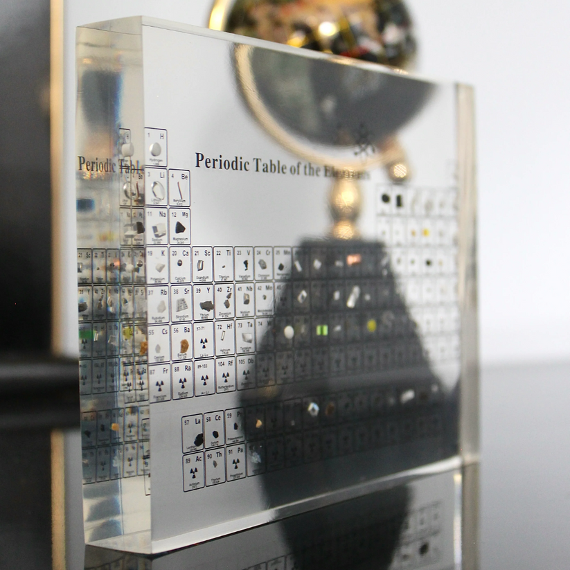 3D Periodieke Tabel met 83 Echte Elementen – Verlichte Display in Acryl voor Wetenschap & Educatie | Sansoti