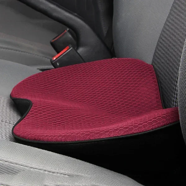 Ergonomisch Autostoelkussen Memory Foam Lendensteun Zitverhoging Ademend Comfortabel voor Lange Ritten | Sansoti