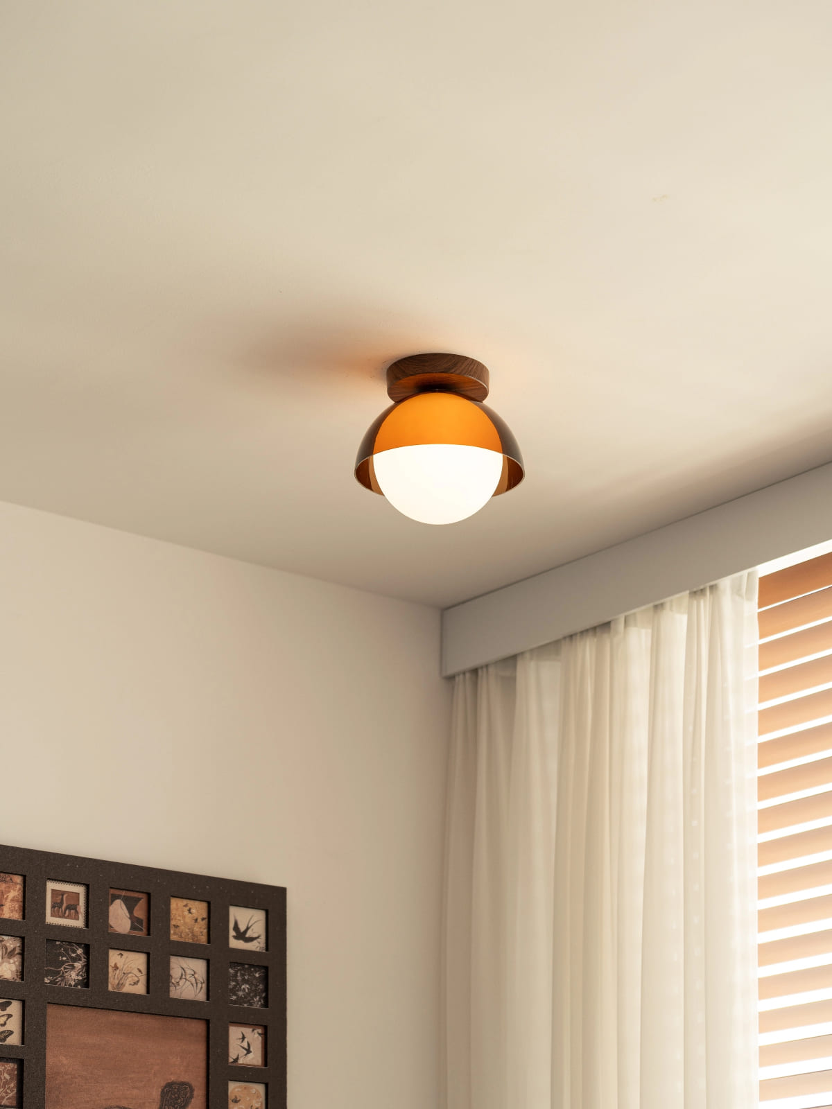 Vintage Plafondlamp met Zonsondergangstinten voor Gang en Entree – Moderne Sfeerverlichting | Sansoti