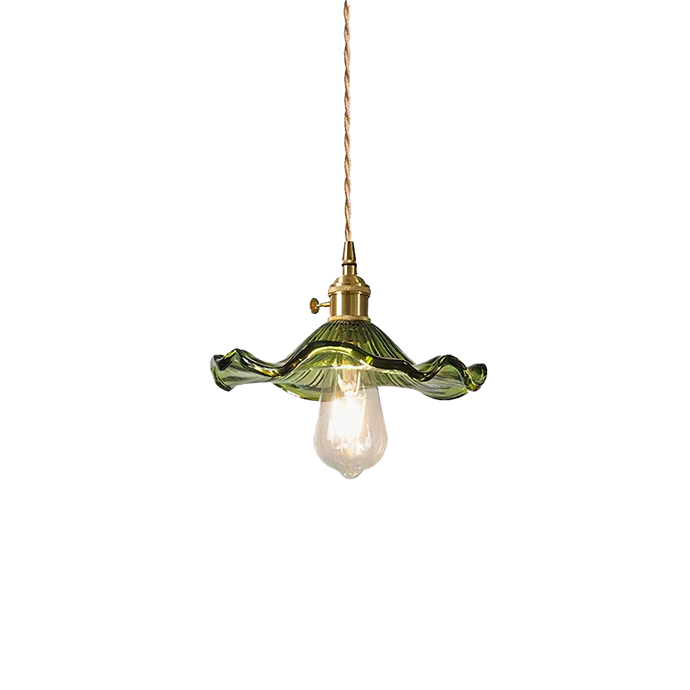 Hanglamp Glas Bloem LED Design Pendellamp Wit Woonkamer Slaapkamer Eetkamer Sfeerverlichting | Sansoti