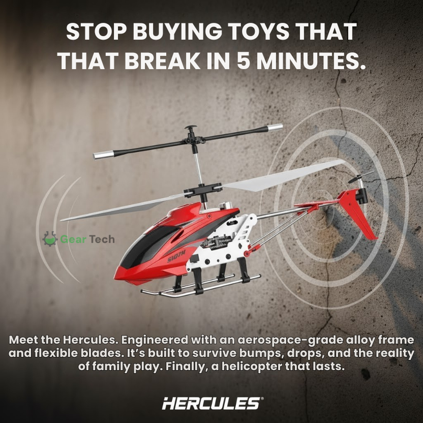 Bestuurbare RC Helikopter 3.5 Kanalen Infrarood met Gyroscoop Binnen Crimson Rood | Sansoti