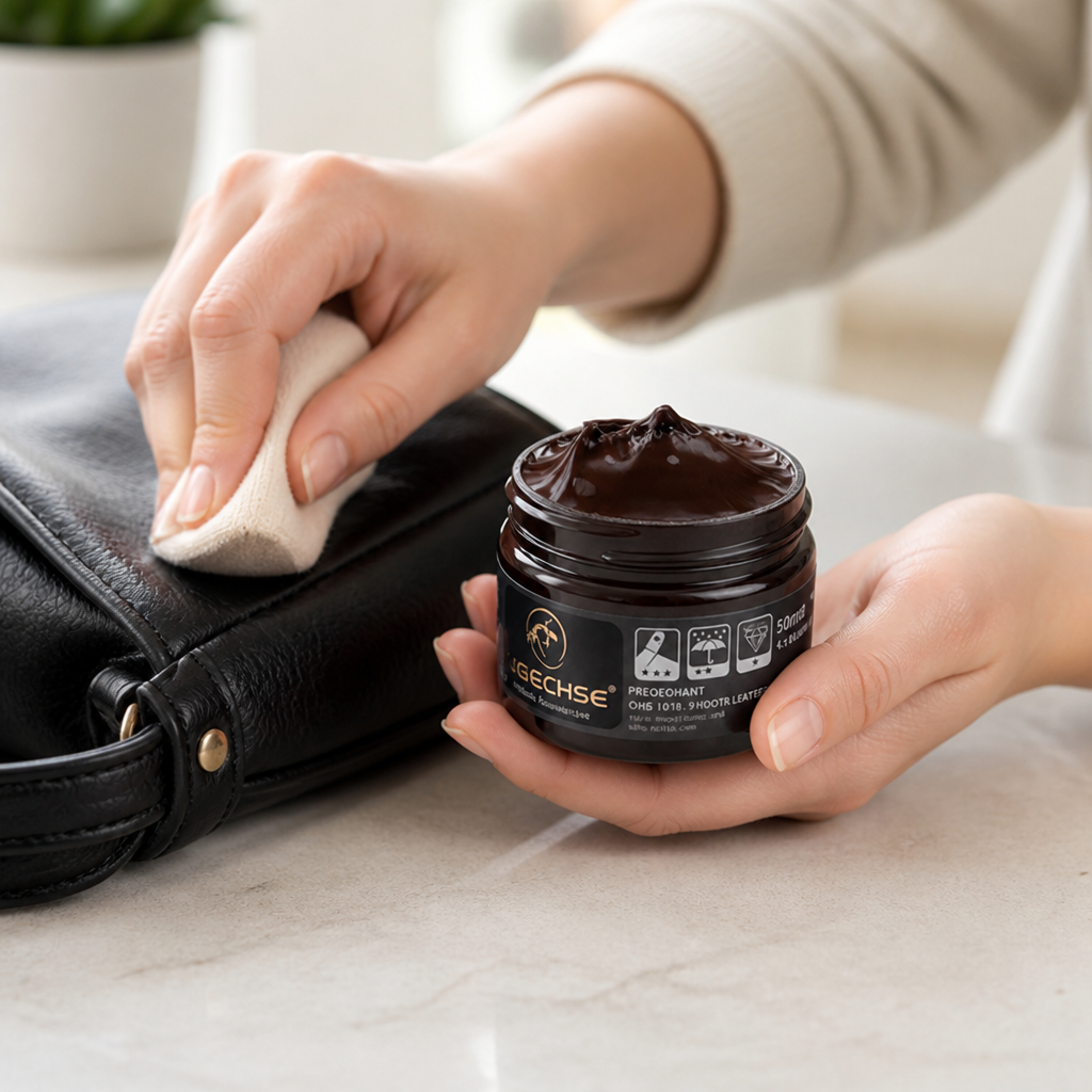 Lederbalsam zur Farbauffrischung und Kaschierung von Kratzern 20 ml für Möbel Taschen Schuhe Innenbereich Lederpflege | Sansoti