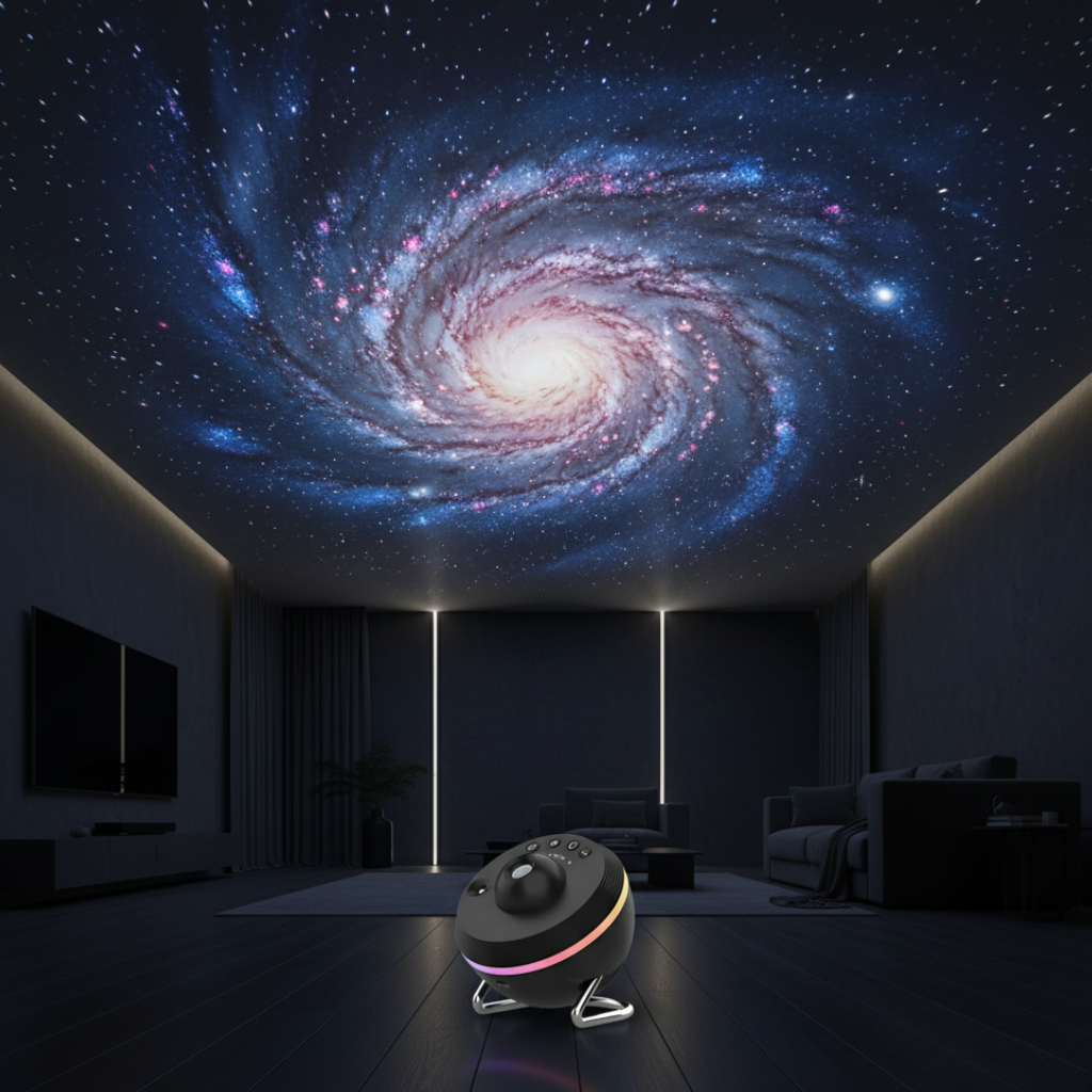 Sternenprojektor mit austauschbaren Scheiben Milchstraße Nebel Himmel Decke Sternenhimmel Schlafzimmer Stimmungsbeleuchtung | Sansoti