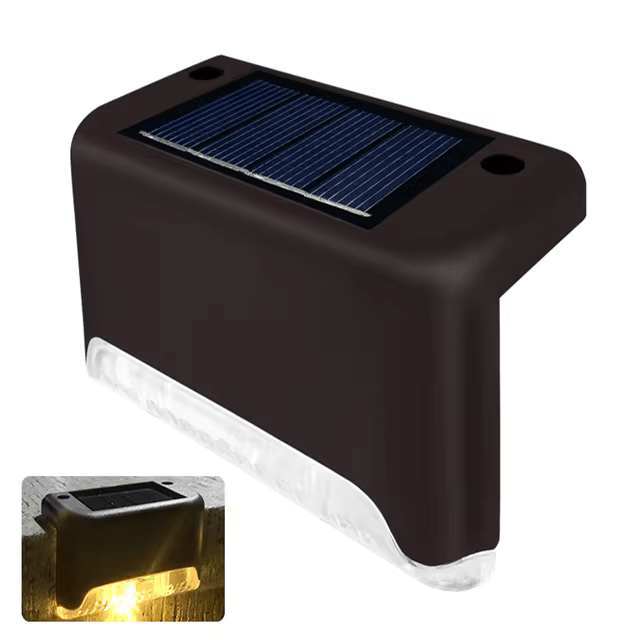 LED Solar Buitenlamp Tuinverlichting Draadloos 5-Pack Warm Wit Geel Meerkleurig Waterdicht Zonnepaneel | Sansoti