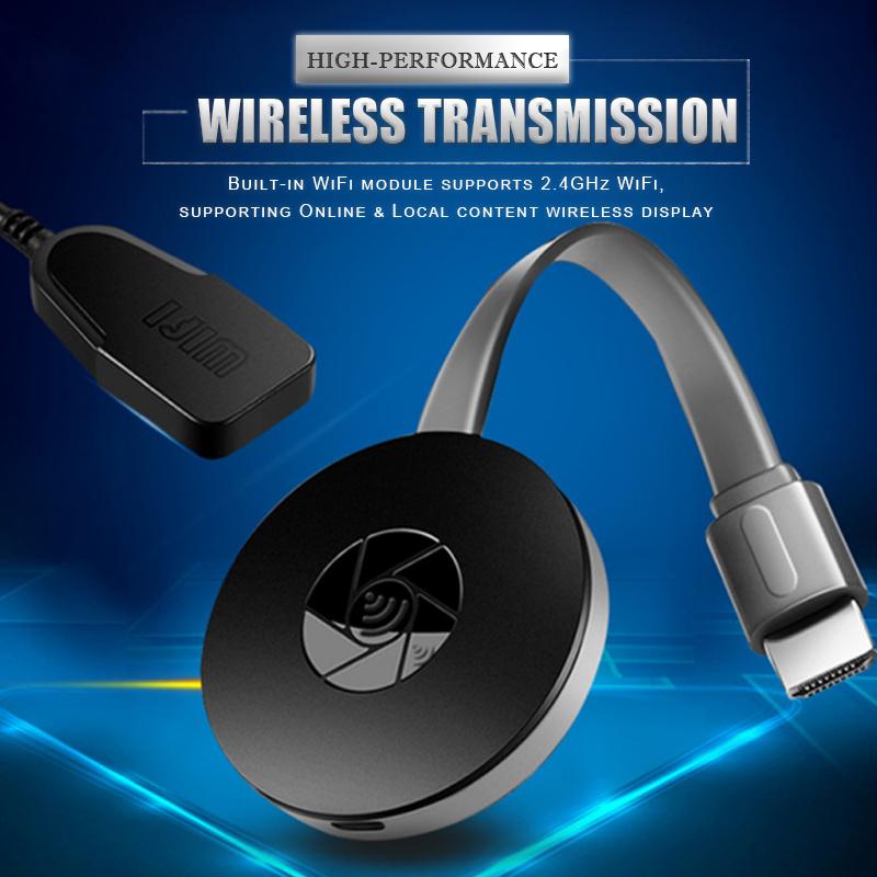 Draadloze Schermspiegeling Dongle Full-HD HDMI WiFi Adapter voor TV Telefoon Laptop Tablet Presentatie | Sansoti