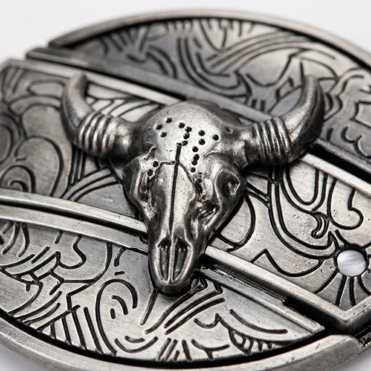 Metalen Ovale Western Riem Gesp met Ingebouwd EDC-Gereedschap | 24 Designs | Zinklegering | 7,7 x 6 cm | Sansoti