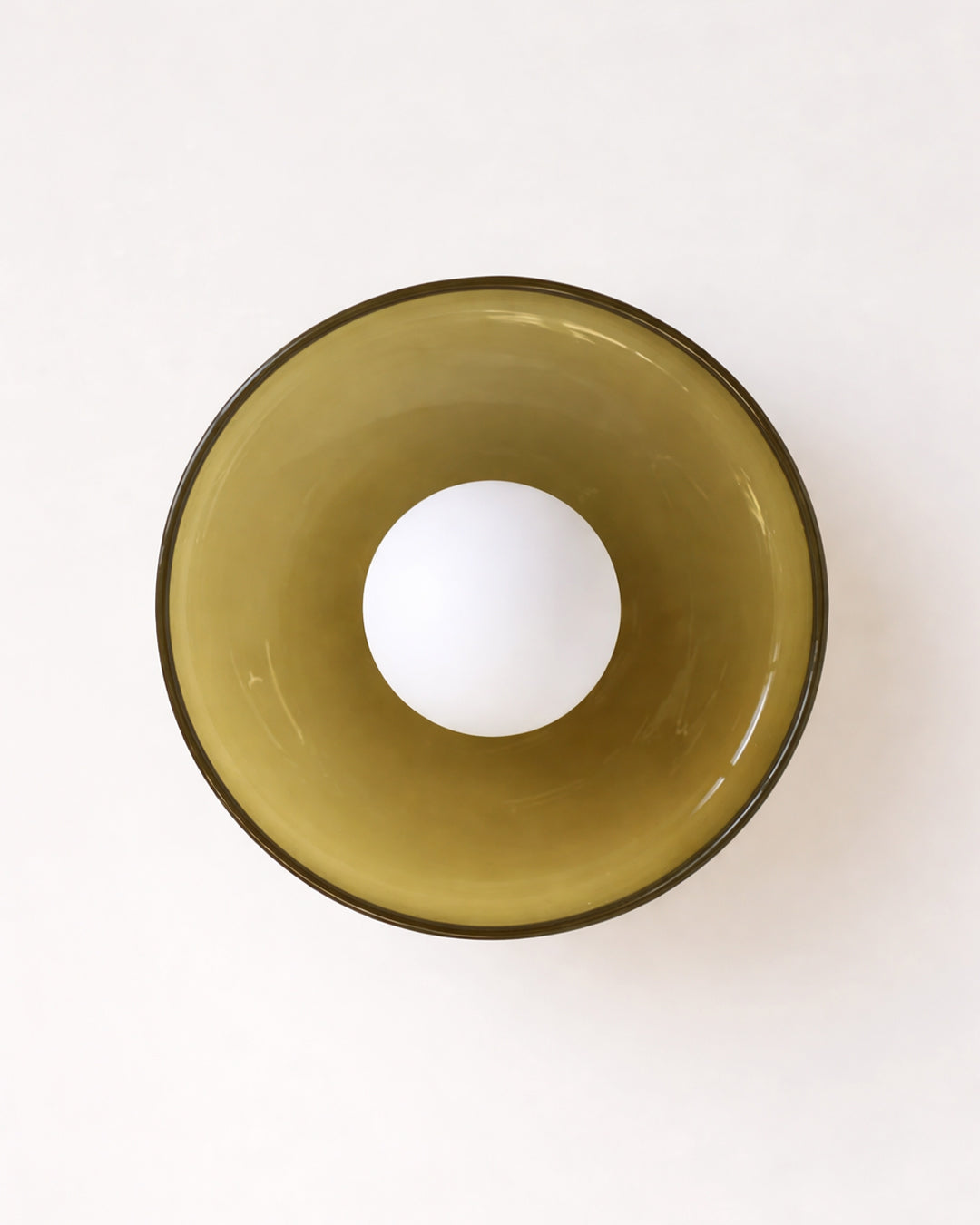 Minimalistische Glazen Wand- en Plafondlamp — Moderne Verlichting voor Gang & Slaapkamer — Dimbaar LED — Ø25 / Ø35 cm | Sansoti