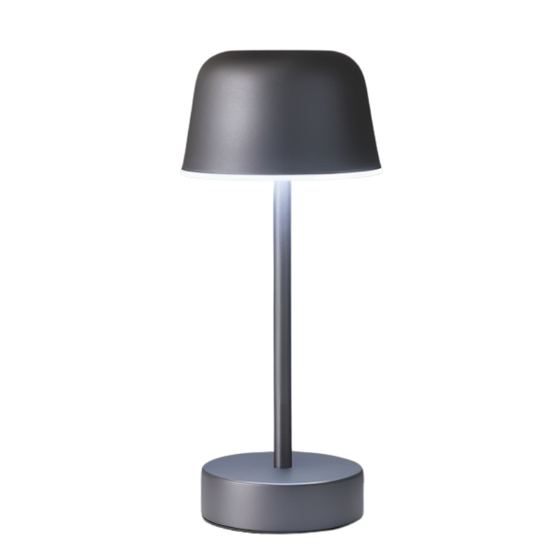 Wireless Rechargeable LED Table Lamp with Touch Control – Aluminum – Dimmable – 4-8 Hours Usage Time | Sansoti