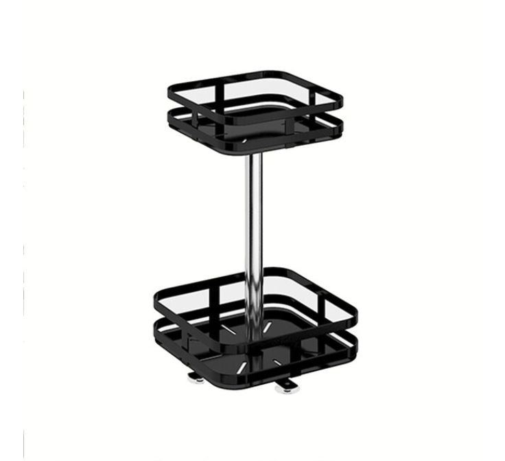 360° Rotating Storage System with Adjustable Shelves for Kitchen Bathroom Workspace Office Organization | Sansoti