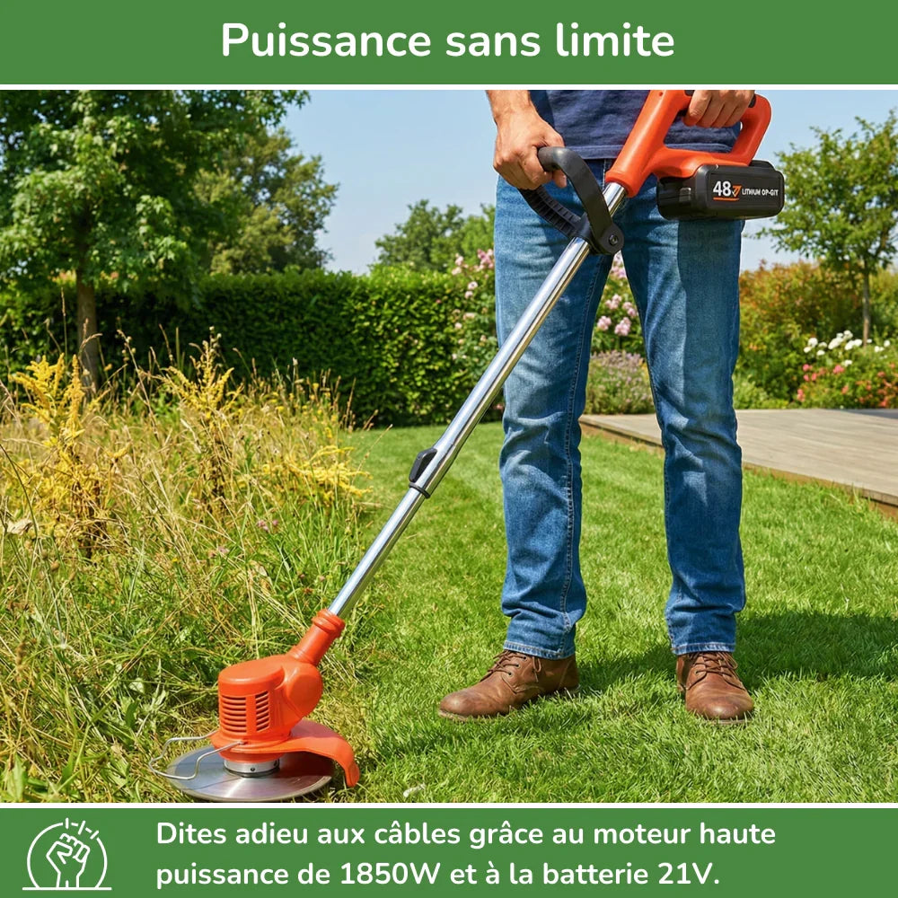 Akku-Rasenmäher, Garten-Motorsense, Rasentrimmer, Unkrautbekämpfung, Schneidwerkzeug, Gartenpflege, Rasenpflege | Sansoti