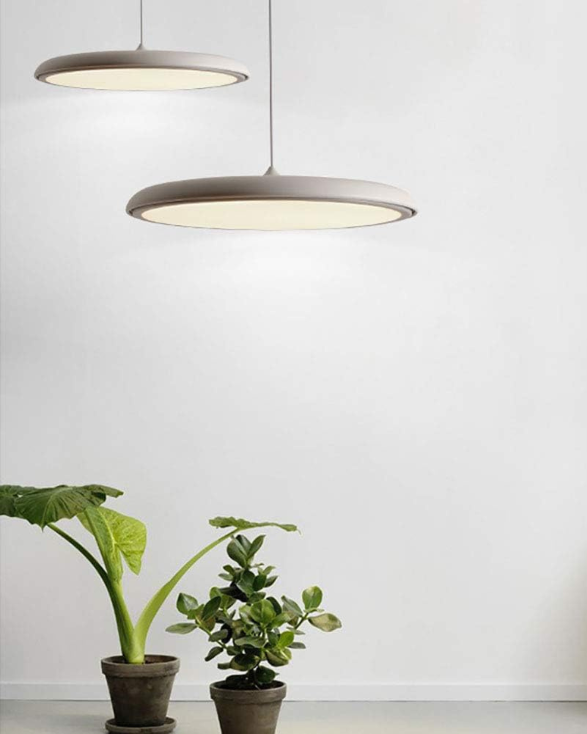 Ronde Hanglamp met Zachte Lichtverspreiding Zwart Grijs Groen Roze Wit Oranje ø25cm ø40cm Modern Scandinavisch Design voor Eetkamer Woonkamer Werkplek | Sansoti