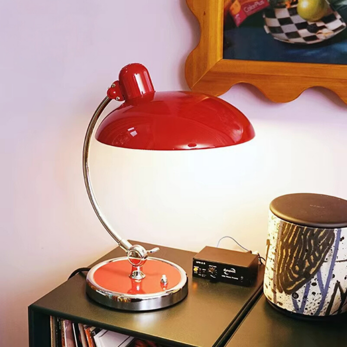 Metal Table Lamp Arch-Shaped 3 Color Temperatures Adjustable 35cm Reading Lamp Desk Bedroom Study Dimmable | Sansoti