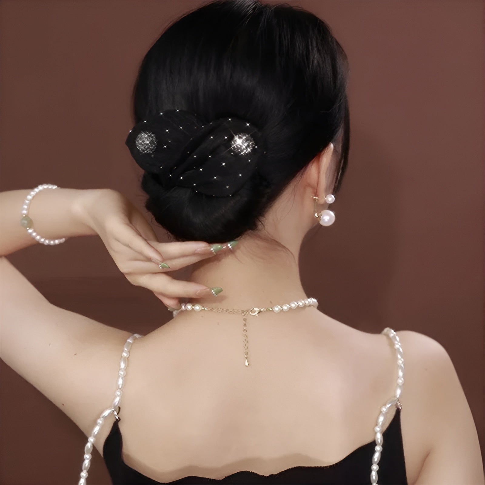 Haarknot Styling Set 7-delig in Satijn met Flexibele Draadkern voor Elegante Kapsels Zonder Hitte | Sansoti