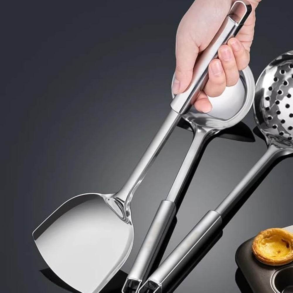 Kookgerei Set Roestvrijstaal 5-delig Professioneel Keukengerei Hittebestendig Ergonomisch | Sansoti