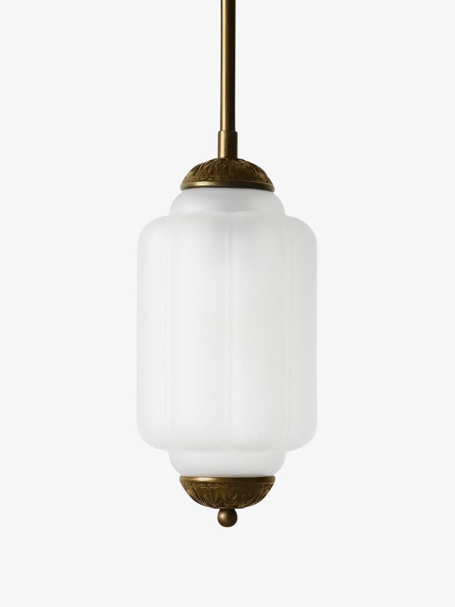 Vintage Glazen Hanglamp met Nostalgische Uitstraling – Verfijnde Verlichting voor Eetkamer en Keuken | Sansoti