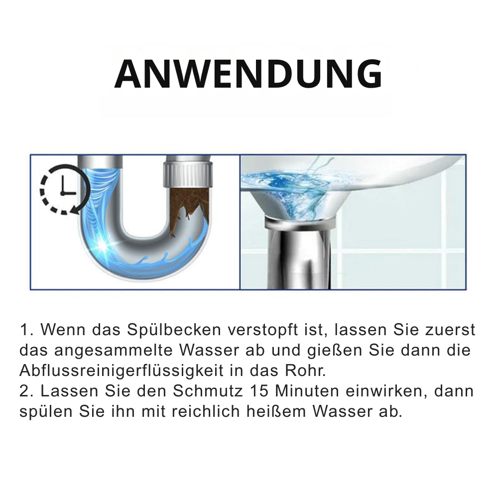 Afvoerreinigende Gel 350g – Krachtige Ontstopper voor Alle Leidingen | Veilig & Effectief | Sansoti