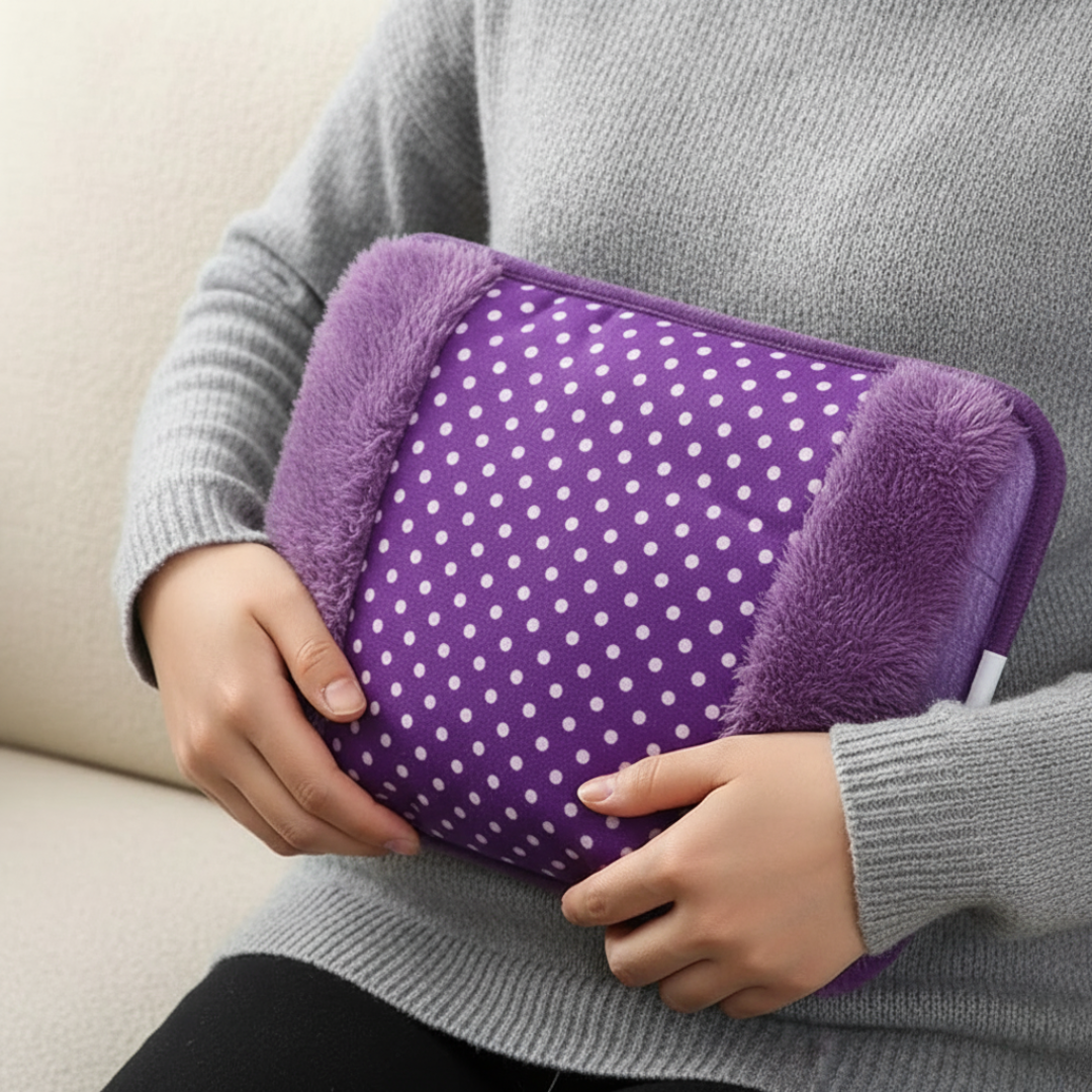 Elektrisch Warmtekussen met Handwarmerfunctie Plüche Verwarmingskussen Comfort voor Koude Winterdagen | Sansoti