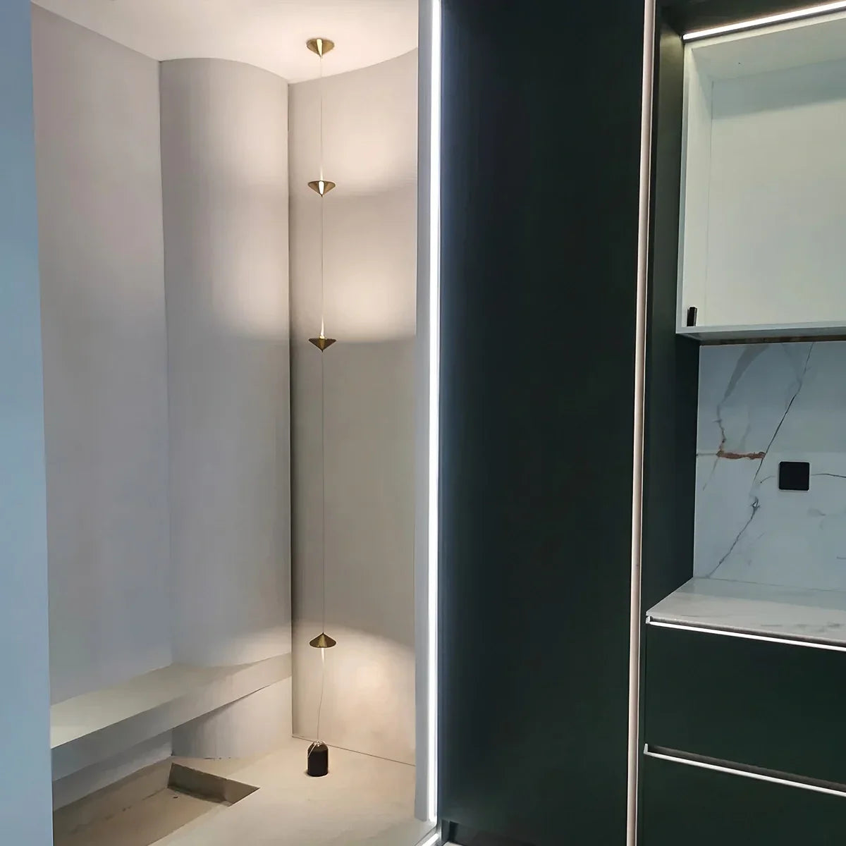 Vloer Tot Plafond Lamp 4 Lichtpunten LED 2,5-3,2 m Woonkamer Slaapkamer Werkkamer Minimalistische Staande Lamp Sfeerverlichting | Sansoti