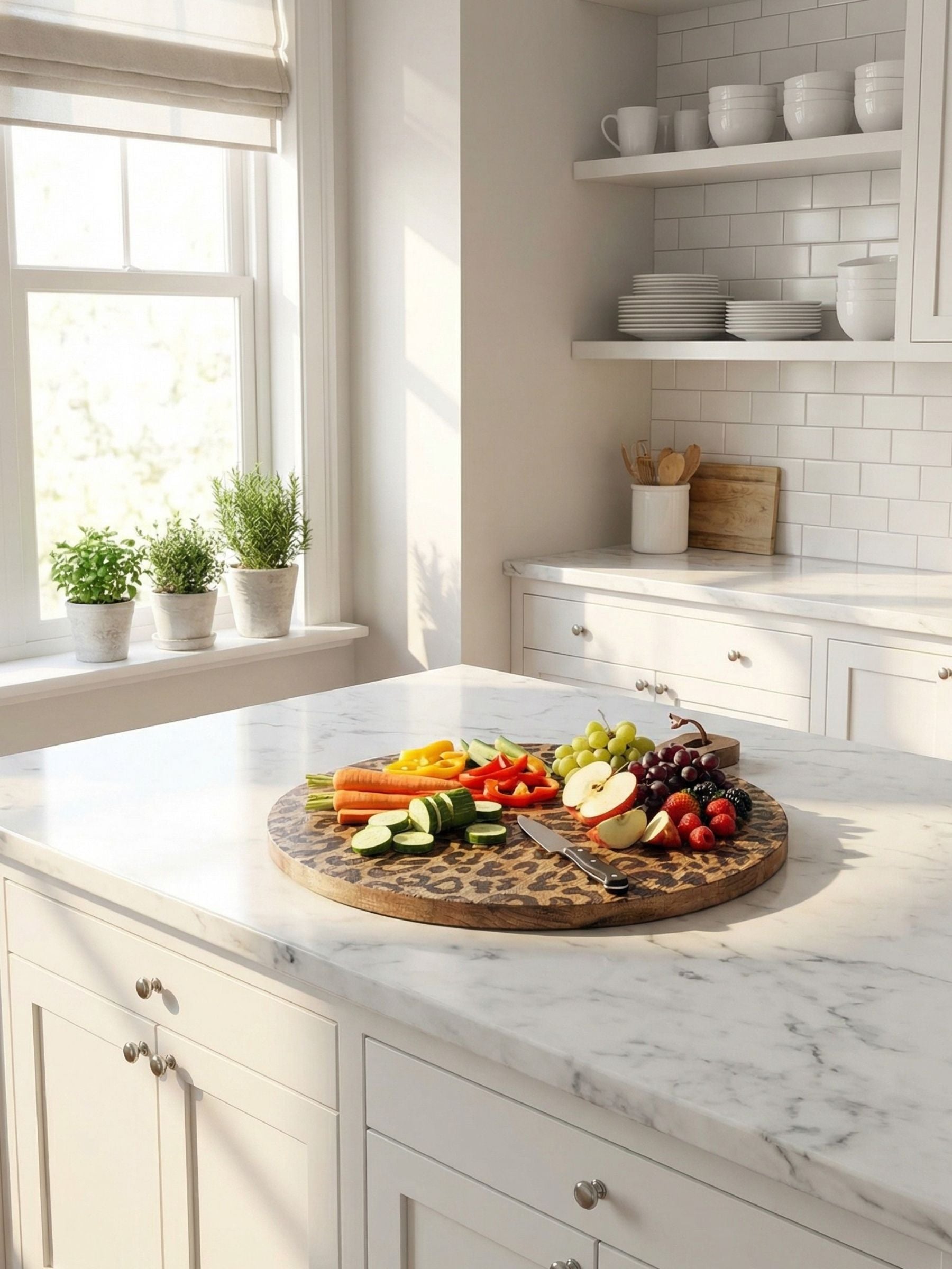 Houten Serveerplank Sapelehout Rond en Vierkant Scandinavisch Design voor Keuken en Tafel | Sansoti