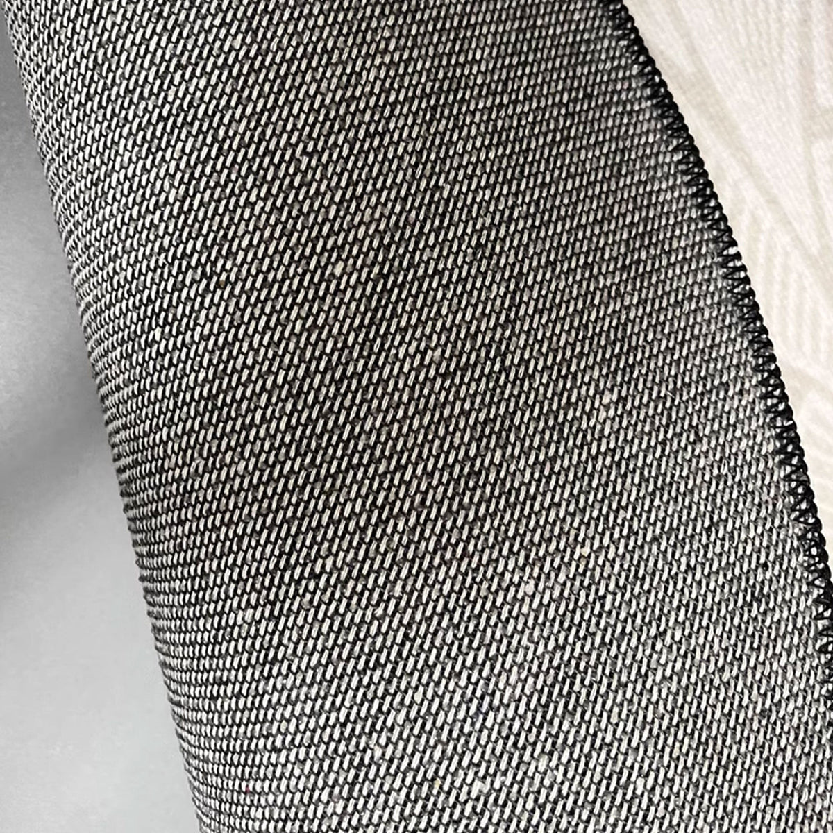 Runder Teppich mit Fächermuster in Beige und Schwarz, 183-245cm, Art-déco-Stil, Wohnzimmer, Esszimmer, Schlafzimmer, rutschfest | Sansoti
