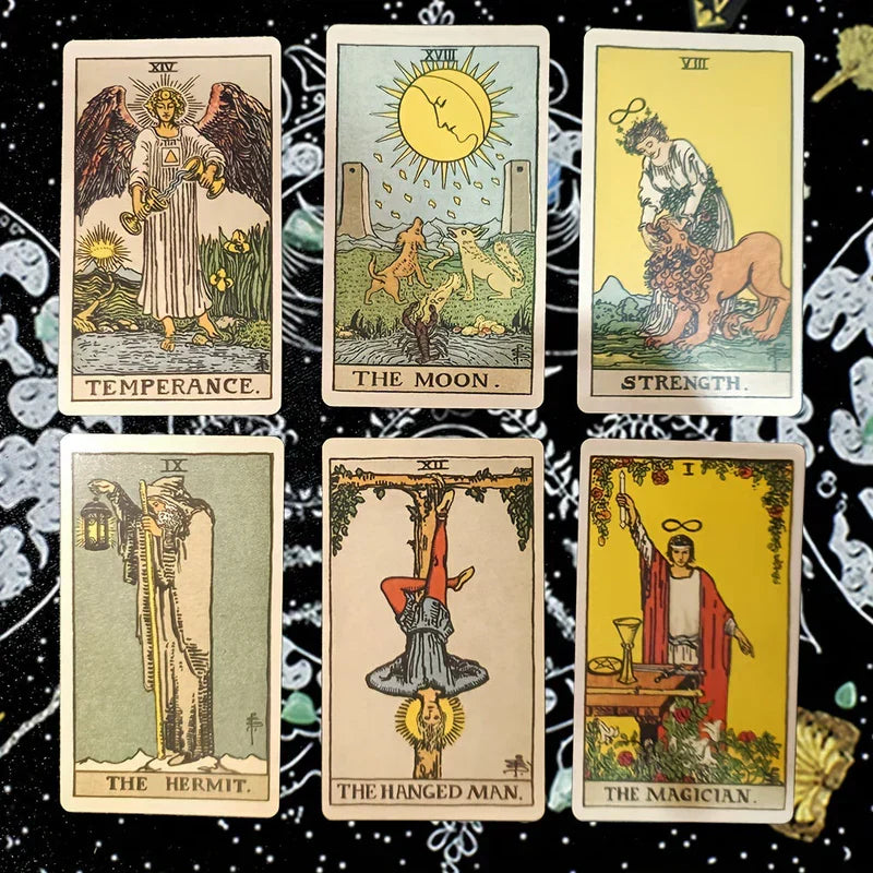 Traditioneel Tarotkaarten Set – 78 Kaarten met Symboliek en Intuïtie voor Spirituele Begeleiding en Zelfontdekking | Sansoti