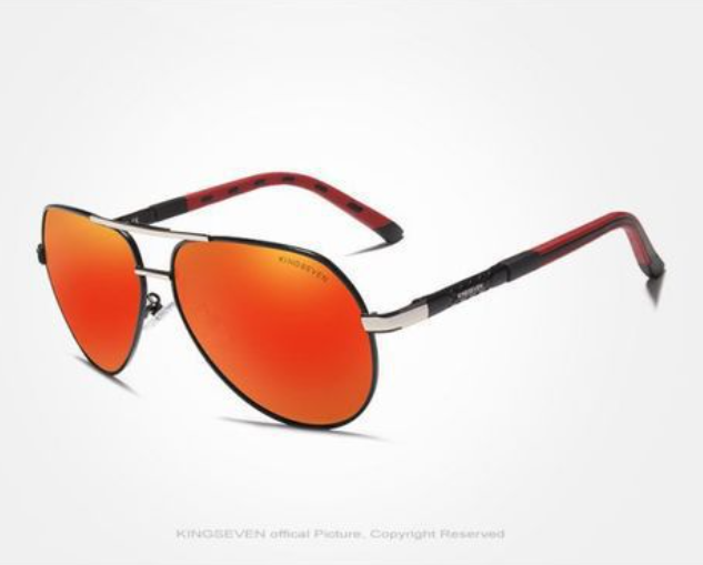 Gepolariseerde Aluminium Zonnebril met UV400 Bescherming | Vintage Design | Unisex | Sansoti