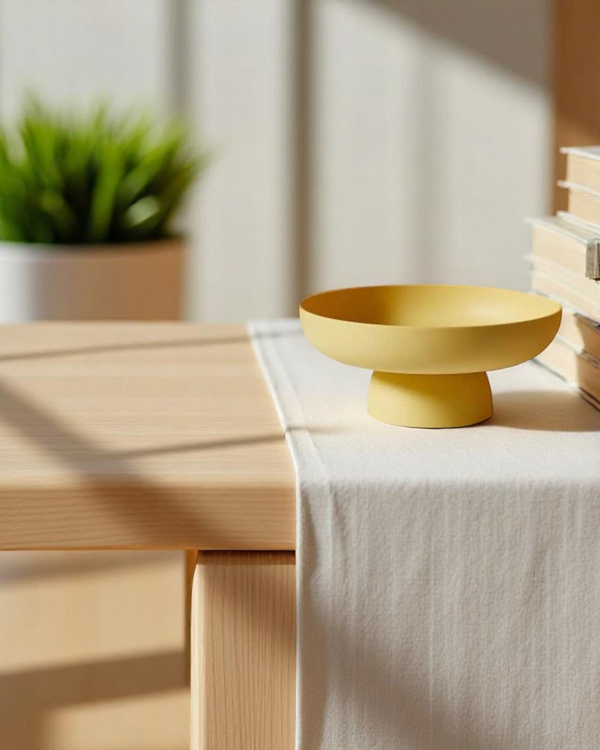 Vintage Serveerkom Retro Stijl Pastelkleuren Keramiek Grote Schaal Salade Ontbijt Scandinavisch Interieur Tafelaccessoire | Sansoti