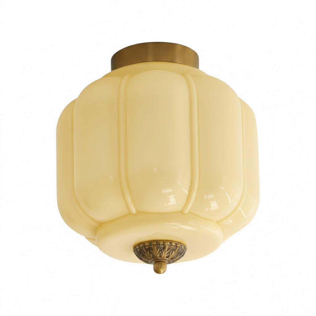 Plafondlamp Melkglas Glazen Kap Moderne Verlichting Scandinavische Stijl Woonkamer Eetkamer Slaapkamer Flush Mount | Sansoti