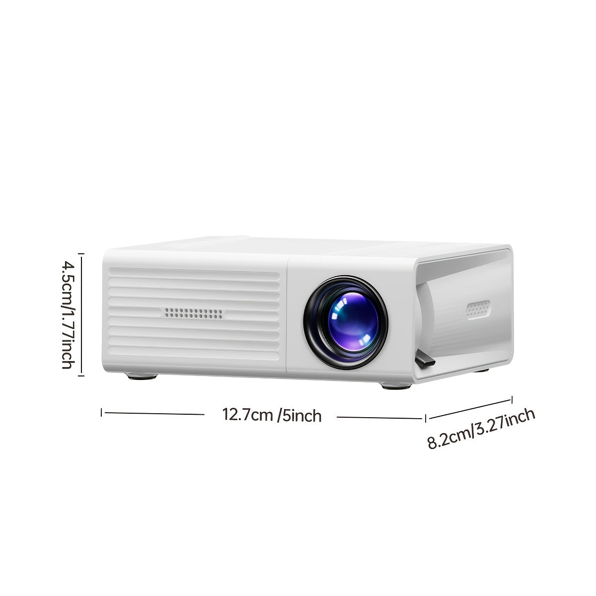 Mini Beamer 3000 Lumen Tragbar mit HDMI USB für Heimkino | Restfield
