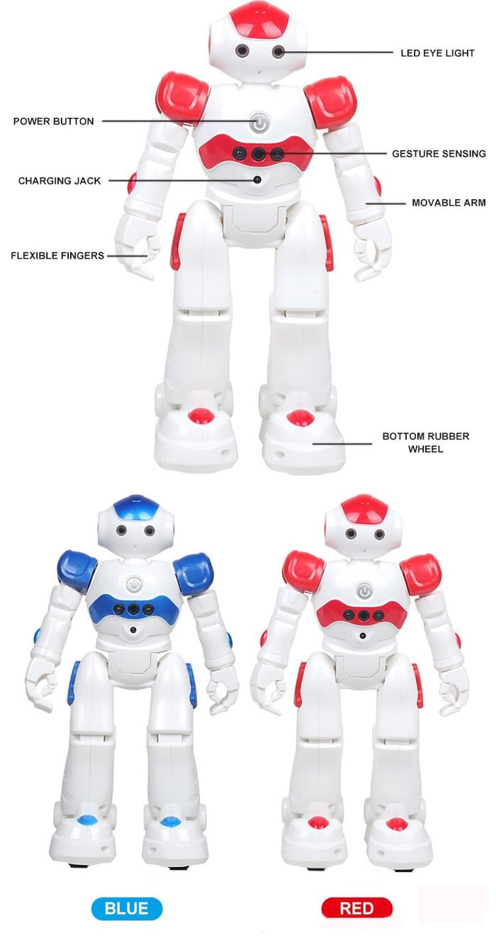 Interactive Learning Robot for Children with Gesture Control, Music, Dance Functions, Programmable, Educational | Sansoti