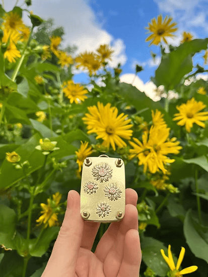 Mini Bloemenpers Compacte Botanische Droogpers Draagbare Herbarium Pers Natuurlijke Bladeren Bewaren | Sansoti